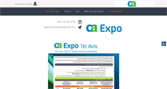 Desktop Screenshot of ca-expo.events.co.il