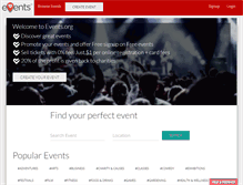 Tablet Screenshot of events.org