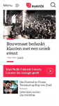 Mobile Screenshot of events.nl