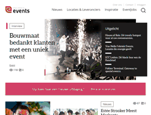 Tablet Screenshot of events.nl