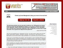 Tablet Screenshot of events.management.events.org